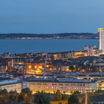 Swansea City Skyline